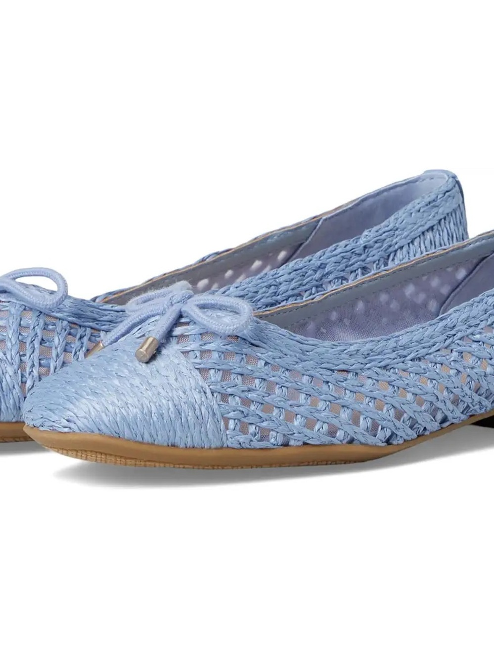 Bandolino Woven Ballet Flats – Light Blue – Size 9 – BNWOT